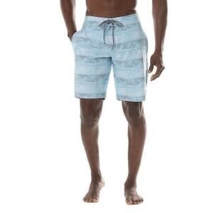 TRAVIS MATHEW Heather Delphinium Barnstormed Board Tropical Comfort Fit 40 (b42)